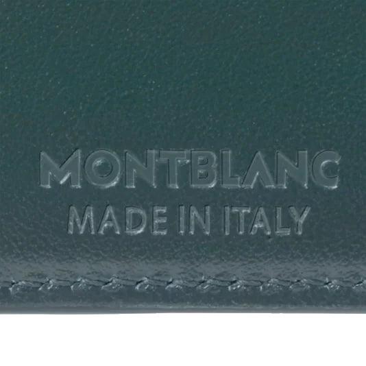 Montblanc portefeuille Meisterstück 6 compartiments Vert Britannique 198271