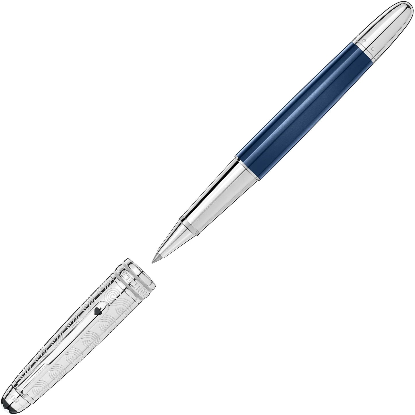 Montblanc roller Doué Classique Meisterstück Le tour du monde en 80 jours bleu 126350