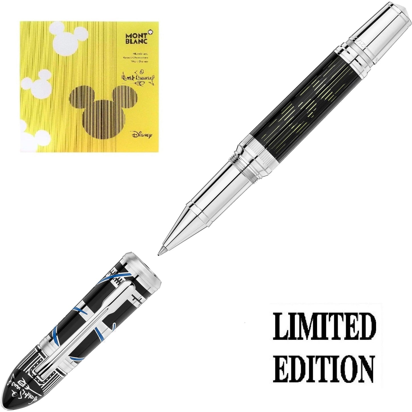 Roulette Montblanc Great Characters Walt Disney, édition limitée à 1901 exemplaires, référence 119838