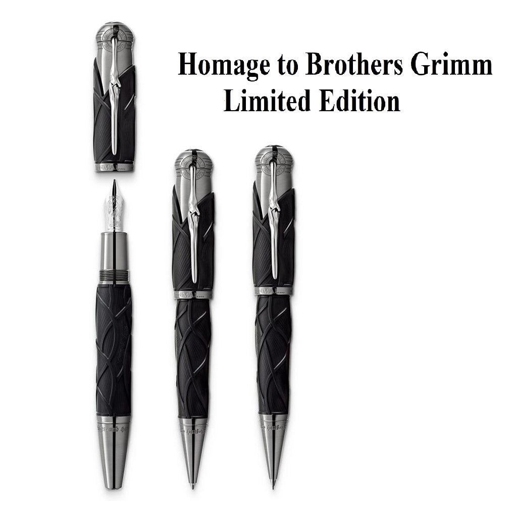 Set Montblanc 3 stylos Writers Edition2022 Frères Grimm (Stylo-plume + Roller + Bille) Édition Limitée 128367