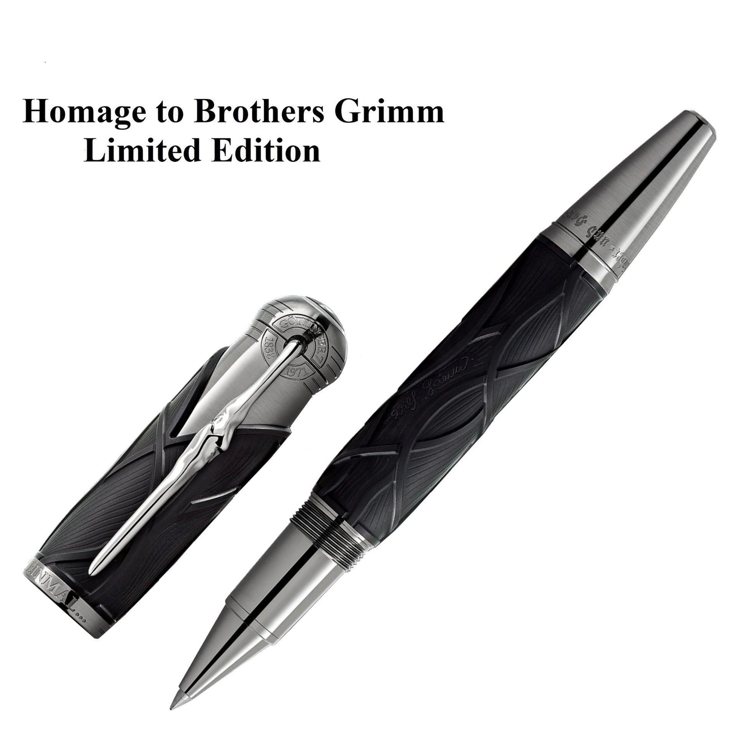 Set Montblanc 3 stylos Writers Edition2022 Frères Grimm (Stylo-plume + Roller + Bille) Édition Limitée 128367
