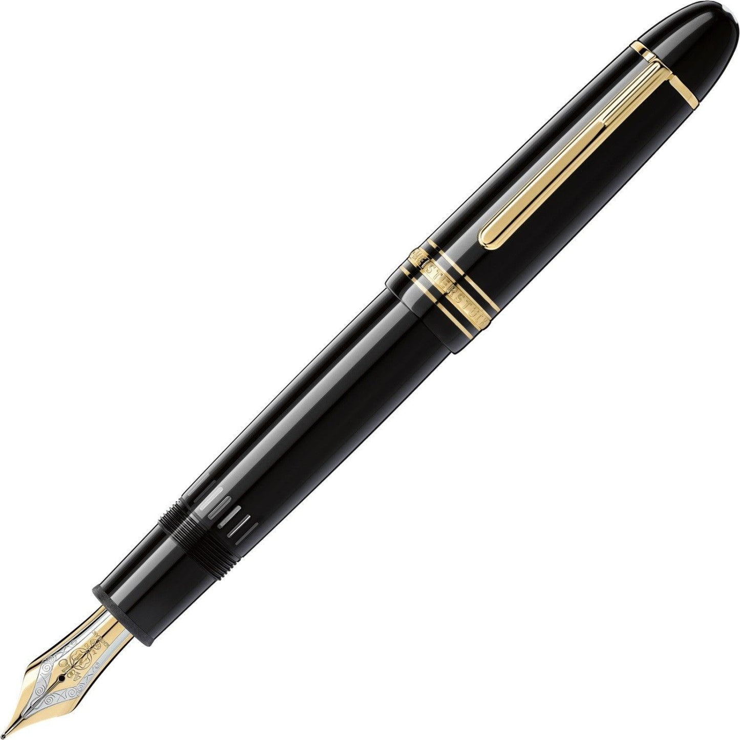 Montblanc stylo-plume Meisterstück plaqué or 149 115383