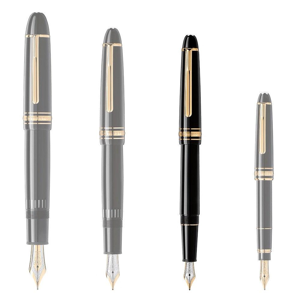 Montblanc stylo-plume Meisterstück plaqué or Classique pointe M 106514 Nouvelle référence 132464