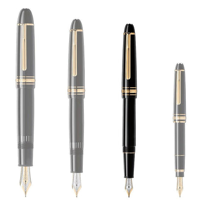 Montblanc stylo-plume Meisterstück plaqué or Classique pointe M 106514 Nouvelle référence 132464
