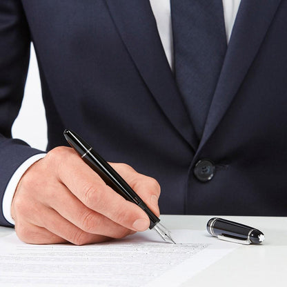 Montblanc stylo-plume Meisterstück Platinum LeGrand pointe M 132443