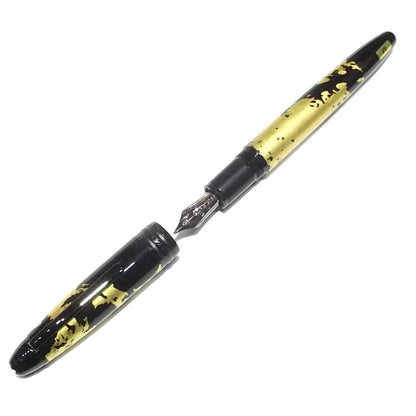 Montblanc stylo-plume Meisterstück Solitaire Calligraphy feuille d'or plume M 119688
