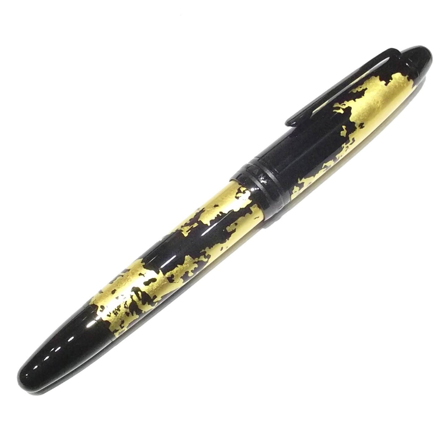 Montblanc stylo-plume Meisterstück Solitaire Calligraphy feuille d'or plume M 119688