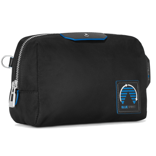 Montblanc trousse de toilette moyenne Montblanc Blue Spirit noir/bleu 128737