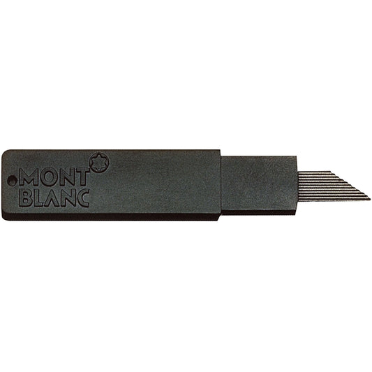 Portamine meisterstück classique colore nero con mina hi-polymer hb 0,7 mm e lama retrattile in finitura opaca