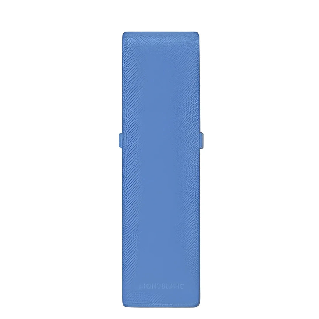 Montblanc astuccio per 2 strumenti da scrittura in pelle light blue dusty blue con design minimalista casa elegante