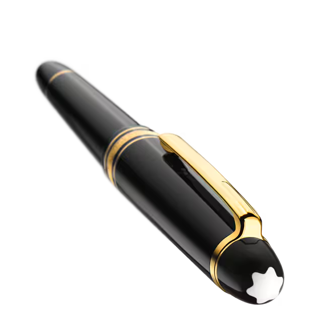 Stylo plume Montblanc Meisterstück Classique plaqué or M 132464