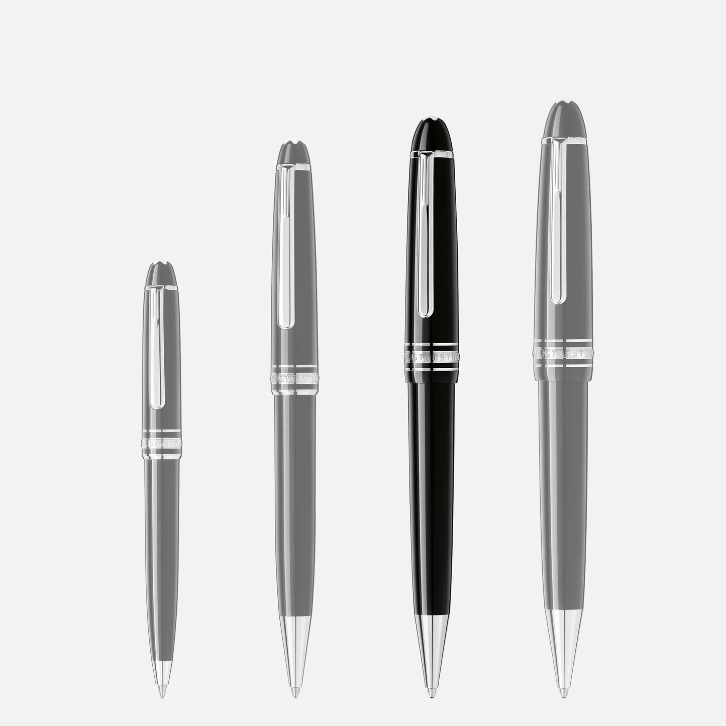 Montblanc stylo à bille Meisterstück Platinum Line taille moyenne 132491