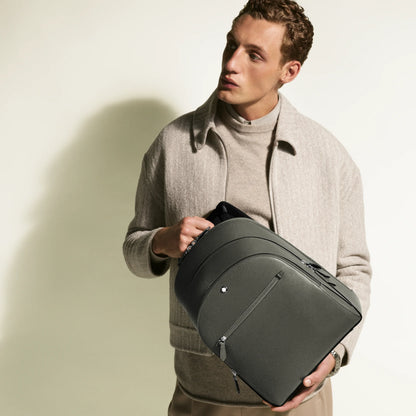 Sac à dos Montblanc Sartorial moyen à 3 compartiments, gris moyen 199360