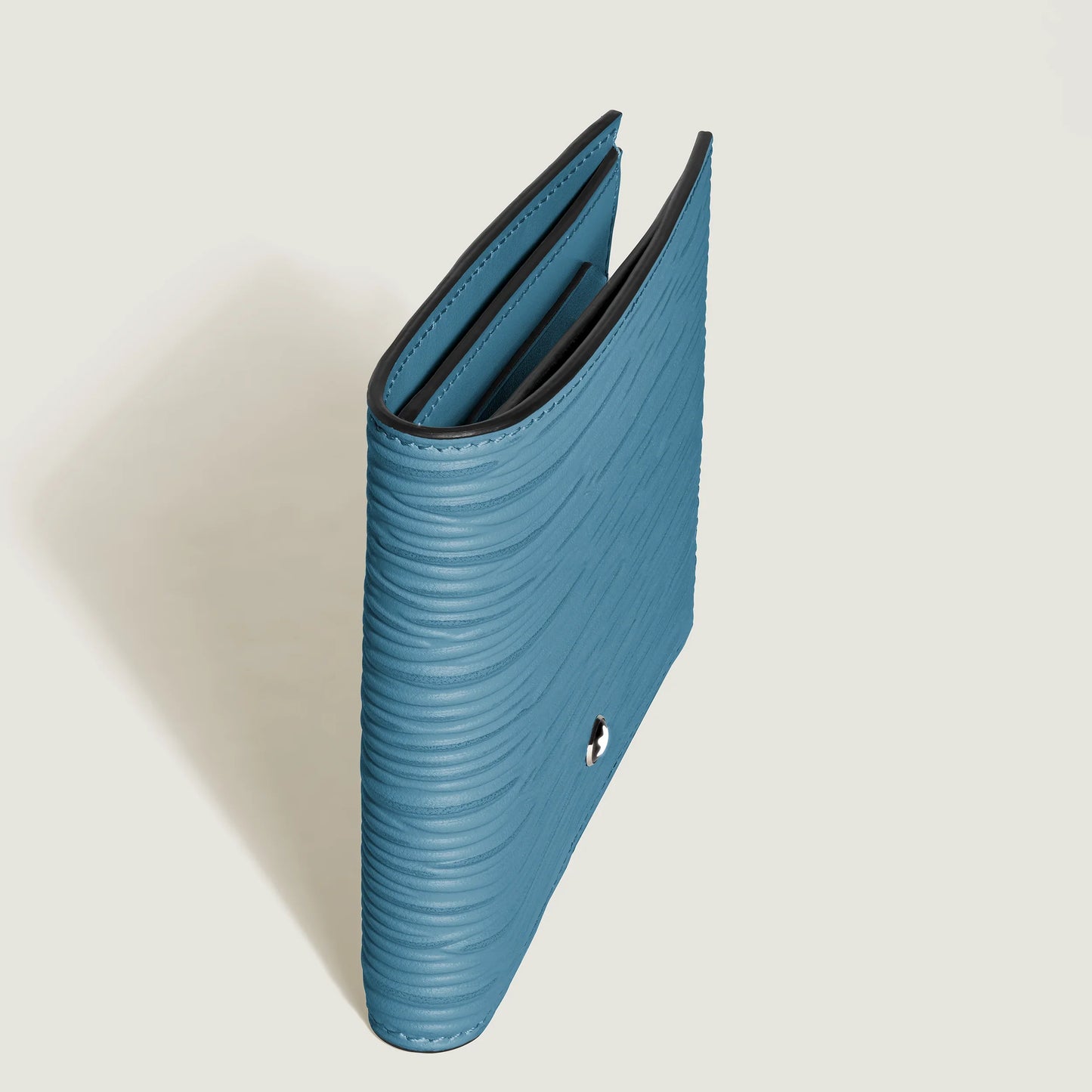 Montblanc portefeuille 8 compartiments 4810 Bleu Fumé 199343