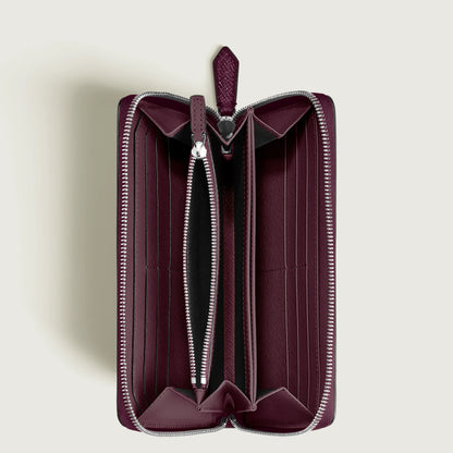 Portefeuille zippé Montblanc Sartorial 12cc Cassis 199372