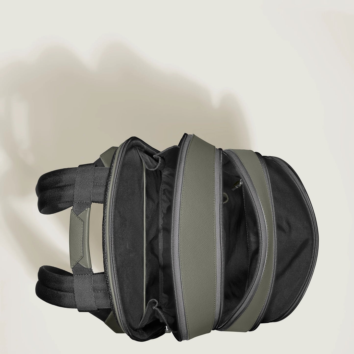 Sac à dos Montblanc Sartorial moyen à 3 compartiments, gris moyen 199360