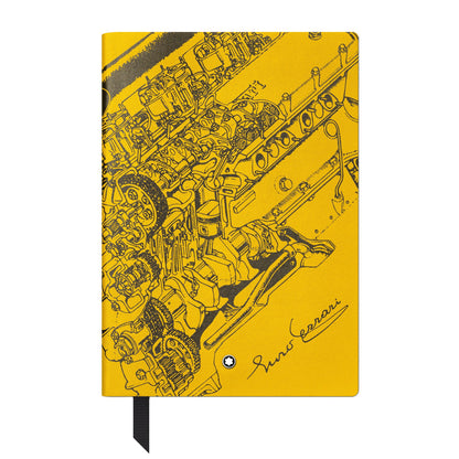 Montblanc bloc-notes #146 ligné Montblanc Great Characters Enzo Ferrari Édition Spéciale Jaune Modena 134717