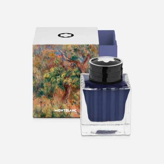 Flacon d’encre Montblanc 50ml Masters of Art Hommage à Pierre-Auguste Renoir Bleu Outremer bleu outremer 134411