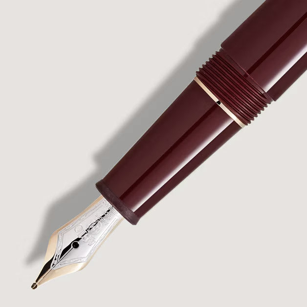 Montblanc stylo-plume Meisterstück bordeaux classique pointe M 133014