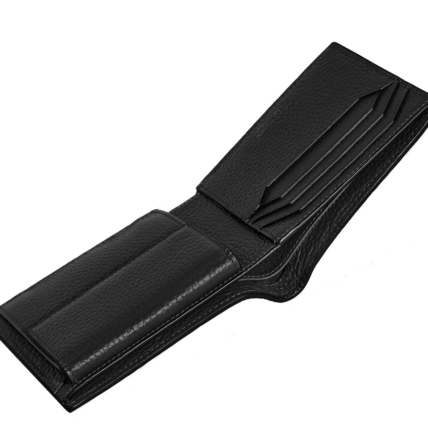 Portefeuille Montblanc avec porte-monnaie, 4 compartiments, noir 220217