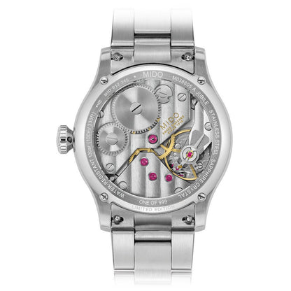 Mido montre Multifort Mechanical Édition limitée 999 pièces 44mm anthracite remontage manuel acier M038.605.11.060.00