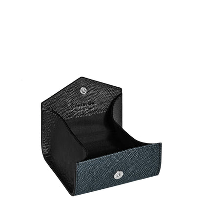 Montblanc porte-monnaie Sartorial tweed bleu 220348