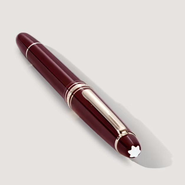 Montblanc stylo-plume Meisterstück bordeaux classique pointe M 133014