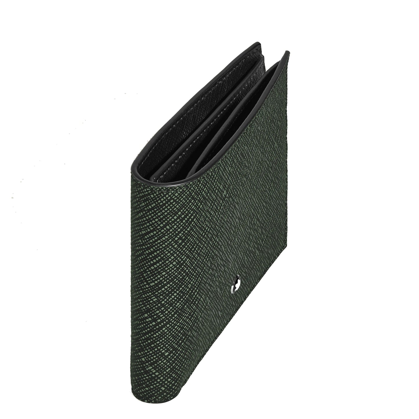 Montblanc portefeuille 6 compartiments sartorial tweed kaki 220385
