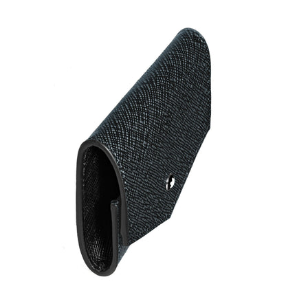 Montblanc porte-monnaie Sartorial tweed bleu 220348