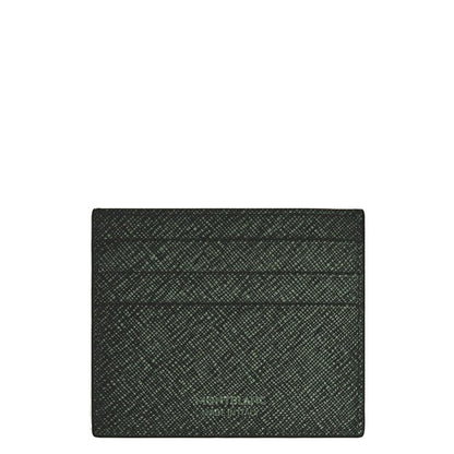 Montblanc porte-cartes 6 poches sartorial tweed kaki 220390