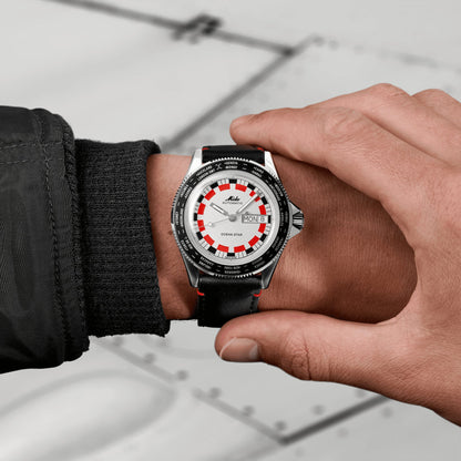 Montre Mido Ocean Star Worldtimer 40 mm Argent Automatique Acier M026.830.16.030.00
