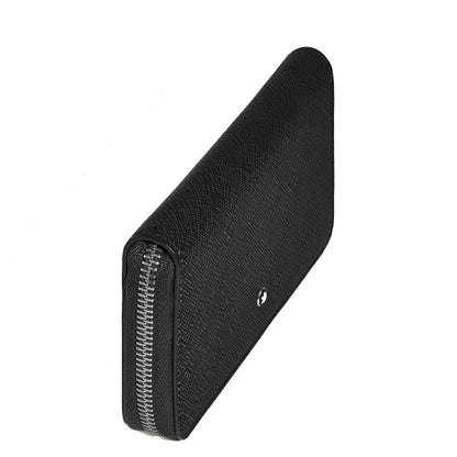 Montblanc portefeuille 12 compartiments avec fermeture éclair moyen Sartorial noir 220361