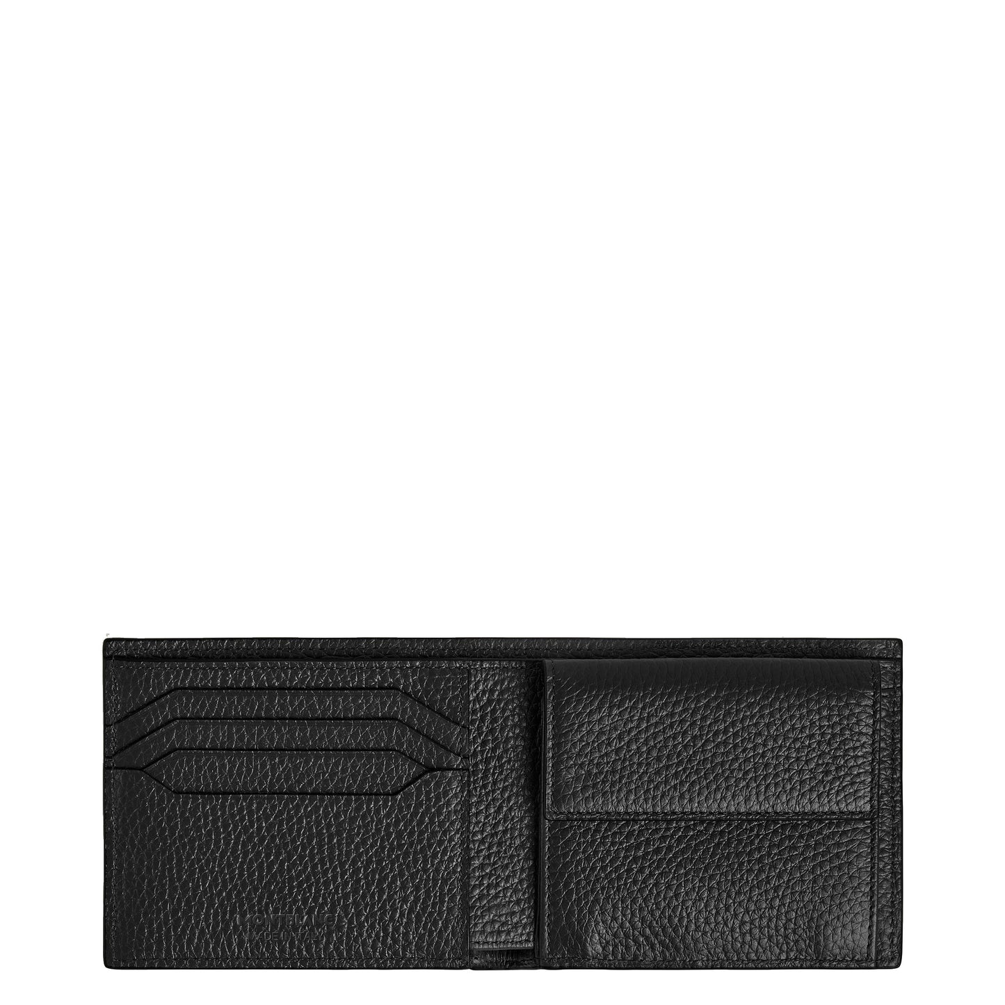 Portefeuille Montblanc avec porte-monnaie, 4 compartiments, noir 220217