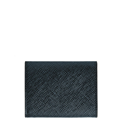 Montblanc porte-monnaie Sartorial tweed bleu 220348