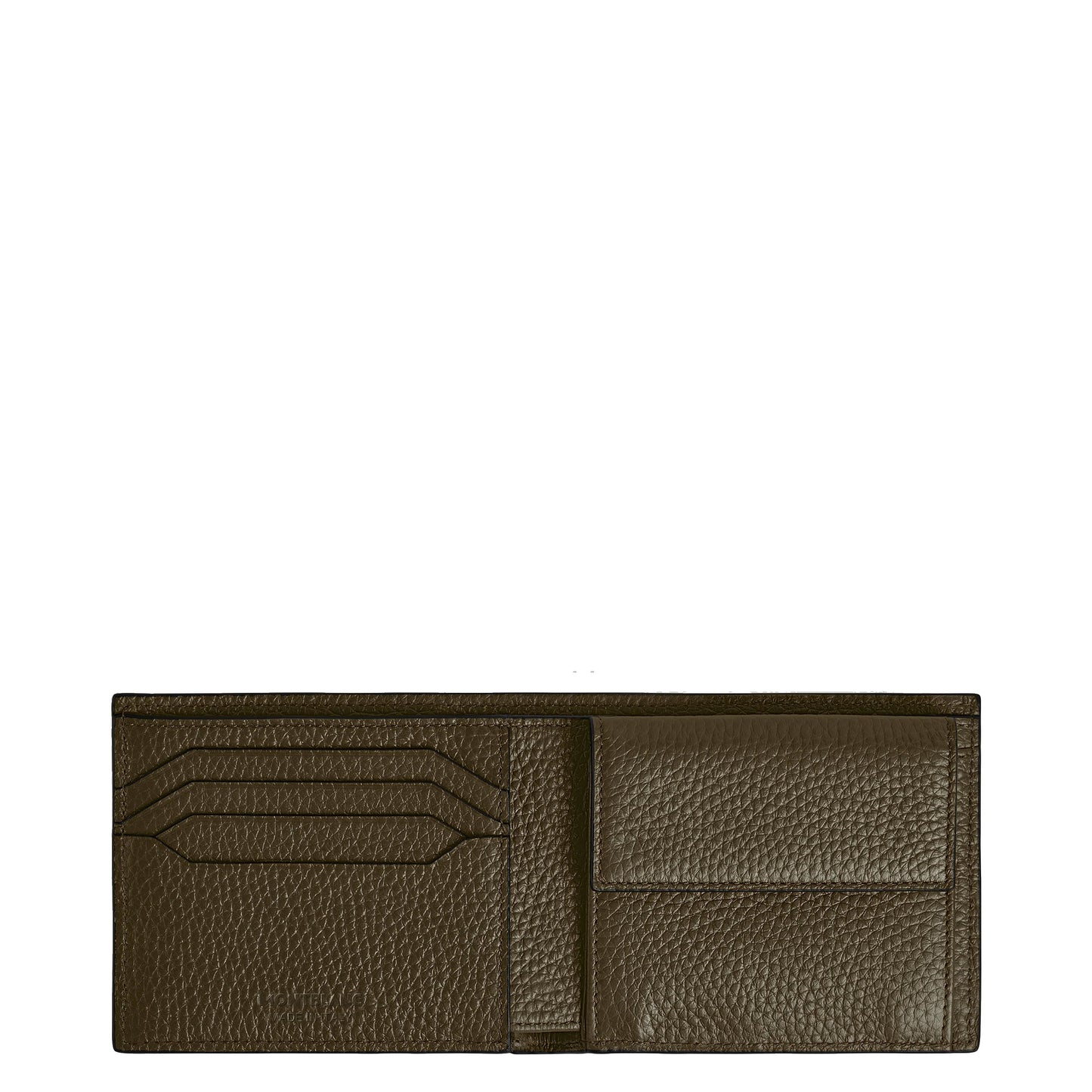 Montblanc portefeuille avec porte-monnaie 4 compartiments kaki 220216