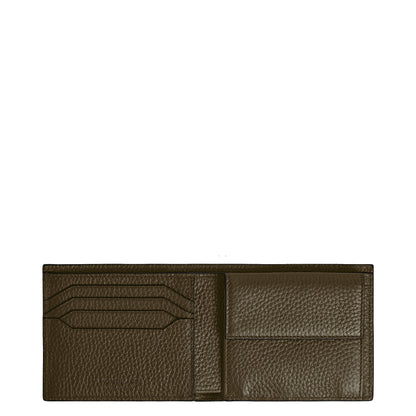 Montblanc portefeuille avec porte-monnaie 4 compartiments kaki 220216