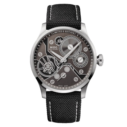 Mido montre Multifort Mechanical Édition limitée 999 pièces 44mm anthracite remontage manuel acier M038.605.11.060.00