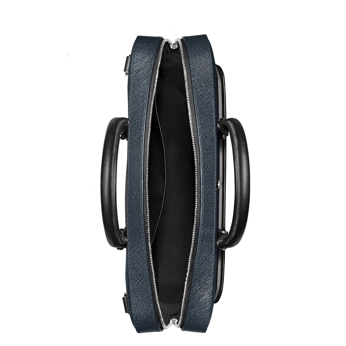 Montblanc sac porte-documents moyen Sartorial tweed bleu 220332