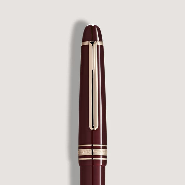 Montblanc stylo-plume Meisterstück bordeaux classique pointe M 133014