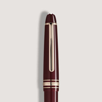 Montblanc stylo-plume Meisterstück bordeaux classique pointe M 133014