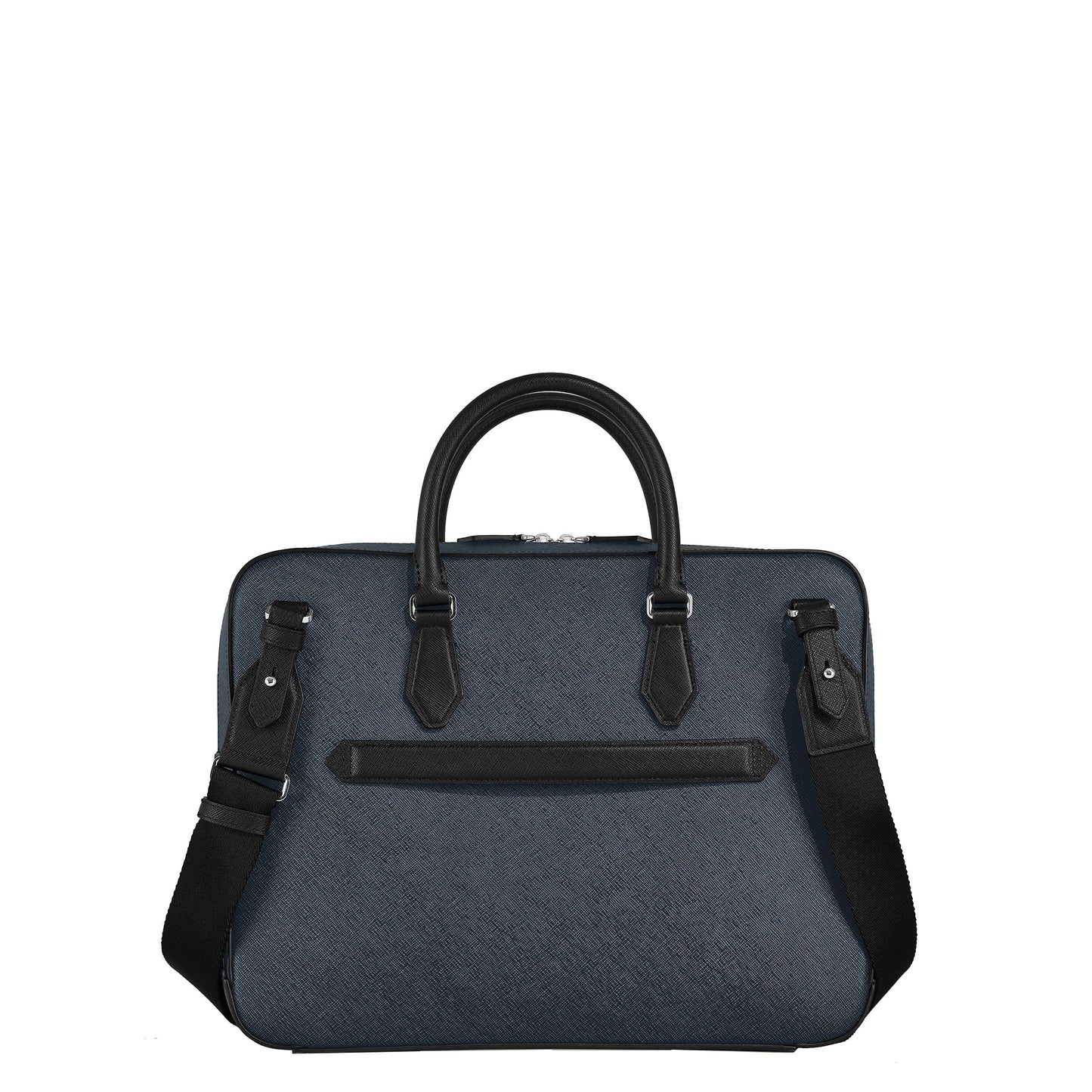Montblanc sac porte-documents moyen Sartorial tweed bleu 220332