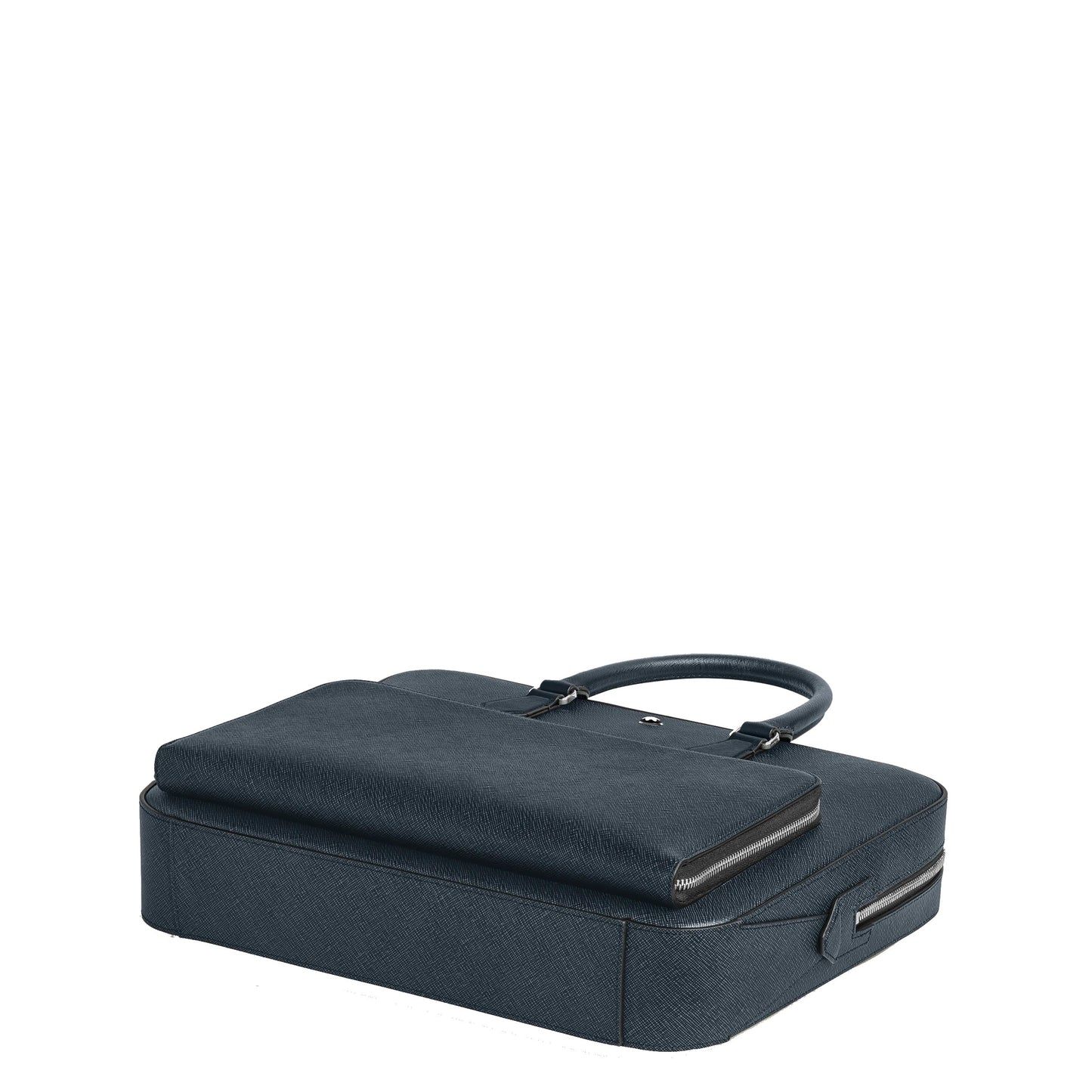 Montblanc sac porte-documents moyen Sartorial tweed bleu 220332